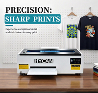 Imprimante DTF de bureau A4 HYCAN avec tête d'impression Epson, encre pigmentée multicolore – Idéale pour les débutants, parfait pour démarrer votre activité à domicile, facile à utiliser