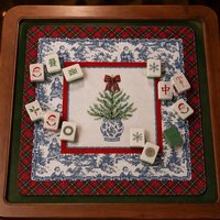 Nouvelle arrivée avant Noël 2026 – Tapis de Mahjong américain très populaire, antidérapant, avec sac de rangement, 33 pouces, en néoprène