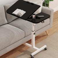 Chambre hôpital moderne luxe hauteur facile mobile réglable bois ordinateur de bureau ordinateur portable overbed table table de chevet