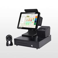 PENPOS PENJ888 ESP32 Terminal de point de vente (TPV) Prix usine Écran tactile capacitif 10 points 15 pouces Système TPV pour magasin