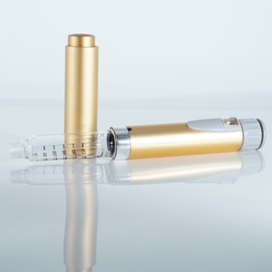 OEM Gold Metal 60U V1 Insulin Injection Pen 3ml Cartridge Device for Precise Dosing Reliable Diabetes Therapy <b>Glass</b> <b>Packaging</b> - Product Image 2