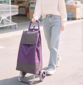 Carrito <span class=keywords><strong>de</strong></span> Compras Plegable para Ahorrar Espacio, Carrito <span class=keywords><strong>de</strong></span> Mano para Supermercado - Product Image 5