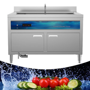 เครื่องล้างผักผลไม้สแตนเลสสำหรับครัวเชิงพาณิชย์ รุ่น BY-G120 ระบบฟองอากาศ อุตสาหกรรมสำหรับผลไม้ BY-G - Product Image 3