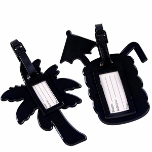 Nouveauté : Ensemble porte-passeport et étiquette de bagage en PVC et cuir avec logo personnalisé pour les voyages et les cadeaux d'entreprise - Product Image 2