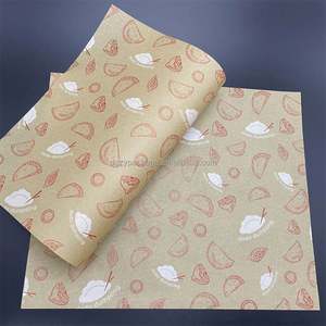 Custom Deli <b>Paper</b> Waterproof Wrap Burger Wrapping Brown Kraft <b>Paper</b> for Hamburg Sandwiches Burger Packaging - Product Image 3