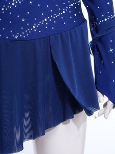 Robe de danse de salon pour femmes, tenue de danse lyrique, costume de patinage artistique, robe de gymnastique, danse latine - Product Image 5