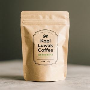 Sac thermoscellé pour collation de fruits secs refermable emballage en plastique sac en papier d'aluminium pochette debout pour aliments à fermeture éclair sac en papier kraft - Product Image 3