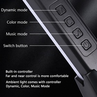 Nouvelle arrivée, barre lumineuse musicale 3D RGB, lampe d'ambiance, lumière LED colorée pour la salle de jeu, décoration de voiture