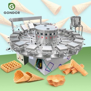 الصين عصا رقاقة Maquina Para Hacer Barquillo De Cono لفة الآيس كريم الوافل مخروط صنع آلة خط الإنتاج - Product Image 1