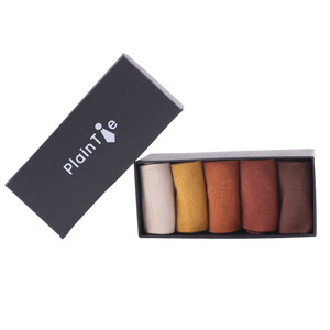 Màu Sắc Tinh Khiết Cotton Thoáng Khí Ăn Mặc Vớ Người Đàn Ông Ống Hộp Tre Đóng Gói Vớ Thể Thao Kinh Doanh Dài Crew Vớ - Product Image 2