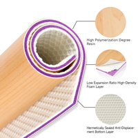 Revêtement de sol de basketball intérieur en PVC vinyle de haute qualité, écologique et durable pour terrains de sport et jardins