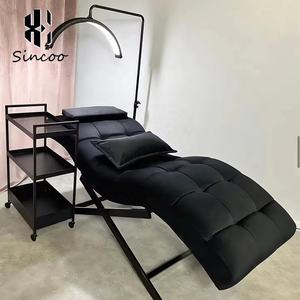 Manufacturer Modern Custom Design Lash Bed Curved Spa Beauty Facial Bed 300kg Load Capacity Beauty Salon Electric Lash Bed - Product Image 4