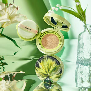 XIUSE Mineral Air Holding Maquillage Coussin <span class=keywords><strong>BB</strong></span> Crème Poudre Pressée Longue Durée avec Correcteur Hydratant Montre Se Fleurs - Product Image 1