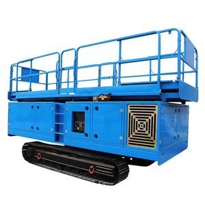 Plateforme élévatrice à ciseaux électrique mobile sur chenilles de qualité supérieure, hauteur de travail 6m, 8m, 12m, 14m - Product Image 6