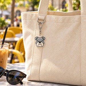 Portachiavi in Acrilico Personalizzato, Set <span class=keywords><strong>da</strong></span> 6 Pezzi, Mascotte Urbane: <span class=keywords><strong>Pantera</strong></span> <span class=keywords><strong>Nera</strong></span>, Bulldog, Aquila, Leone, Tigre, Stampa UV Bifacciale, Vendita all'Ingrosso - Product Image 6