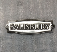 Etiqueta de Sofá de Alta Gama, Placa de Identificación de Metal con Grabado en Relieve, Plateada y con Acabado Antiguo, Etiqueta de Marca para Muebles, Decoración del Hogar, Uso Publicitario BBT