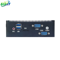 Mini PC sans ventilateur ELSKY NANO19 pas cher avec processeur Intel Celeron J1900 pour les systèmes de gestion de casino, les machines de jeu