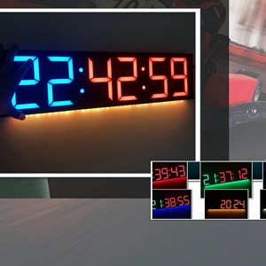 Remote Control Fitness Gym Boxing Timer <b>Digital</b> Countdown Timer Interval Workouts Training Timer <b>Digital</b> <b>Wall</b> <b>Clock</b> Stopwatch - Product Image 5