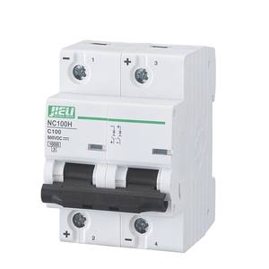 Interruptor Automático JIELI AC MCB <span class=keywords><strong>NC100H</strong></span> 1P/2P/3P/4P 230V/400V 10kA para Montaje en Riel - Product Image 1