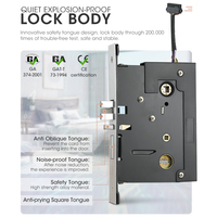 Cerradura de Puerta de Hotel Inteligente con Tarjeta RFID Locstar 8099-MF 2026, Cerradura de Hotel RFID con Sistema de Software Offline en Móvil