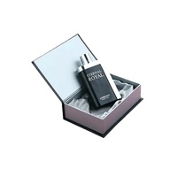 Boîte à parfum magnétique rigide de luxe personnalisée avec insert en EVA et fenêtre pour emballage de cadeaux de parfum, boîtes en papier, emballage d'huile essentielle