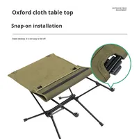 Table à manger portative légère d'alliage d'aluminium Table extérieure pliable moderne de rouleau d'oeufs de tissu pour le camping pour les petits espaces
