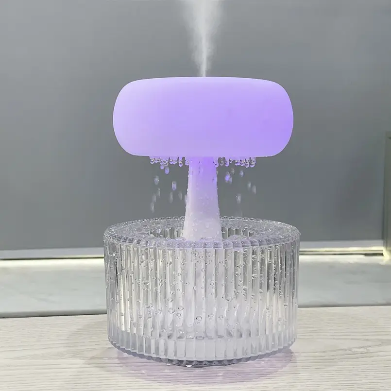 Privale etiket akıllı ev aletleri masa hava spreyi için yağmur damlası nemlendirici usb su damla drip baby household ev bebek odası