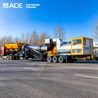 ACE IAP80 Centrale mobile d'asphaltpolymérisation 80t/h avec pompe et contrôle PLC, installation sans fondation, gain de temps et de main-d'œuvre pour les collectivités municipales