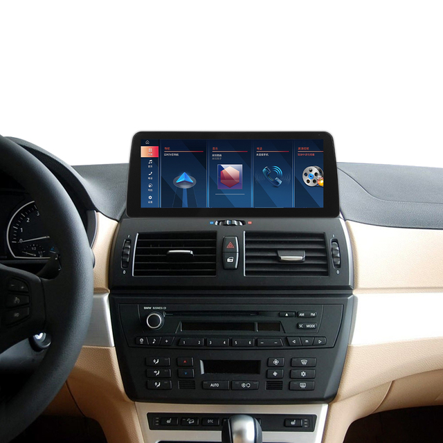10.25/12.3 Inch Android 13 Car Multimedia Carplay Radio 8GB 128GB 4G SIM GPS Car Video Player for BMW CCC X3 E83 X4 2006-2010