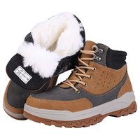 Chaussures de randonnée en plein air avec embout renforcé, semelle intermédiaire en EVA, soutien de la voûte plantaire, semelle extérieure en caoutchouc antidérapante, boucle métallique, lacets tissés respirants