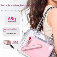Mini peigne lissant, respectueux des cheveux, pour le lissage et le bouclage