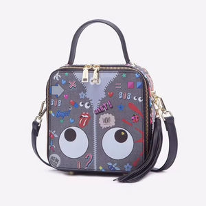 גבוה קצה אחד תיק כתף מיוחד נושא עין מיוחד צבע crobody תיק נשים כרטון מודפס handbag1807 - Product Image 2