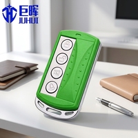 Télécommande universelle à coque de couleur personnalisée, 433 MHz, 4 canaux, sans fil, pour ouvre-porte coulissant automatique