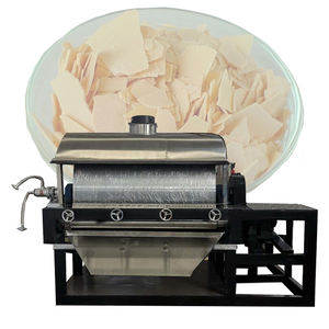 Secador rotatorio de tambor continuo de acero inoxidable con raspador de rodillo de calentamiento de conducción de vapor para procesamiento de alimentos - Product Image 2