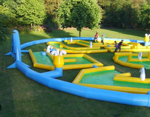 Mini terrain de Golf gonflable avec palmier Mini 9 trous jeu de Golf gonflable pour l'entraînement de Golf des adultes - Product Image 3