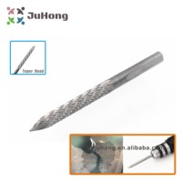 Mata bor Putar baja karbon, mata bor pneumatik, baja karbon, gerinda putar, pemotong karbida padat, Super keras, 4.5mm, alat perbaikan ban, colokan
