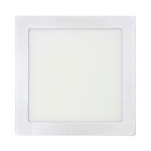 Downlight LED carré 20W 1500lm 4000K lumière du jour chromé 22x22x3cm pour une éclairage efficace en intérieur et dans les espaces - Product Image 1