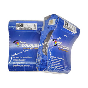 Ruban couleur <span class=keywords><strong>Zebra</strong></span> 800015-940/800017-240 d'origine, ruban noir 800015-901/800017-201 pour imprimante de cartes P100i P110i <span class=keywords><strong>P120i</strong></span> - Product Image 1