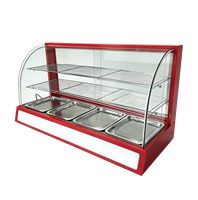 Armoire chauffante électrique LIBERMANN pour restaurant de restauration rapide, vitrine chauffante pour hamburgers et poulet frit