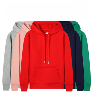 <span class=keywords><strong>Sudadera</strong></span> Personalizable con Logotipo Impreso, Color Sólido, Chaqueta con Capucha para Actividades Grupales, Trabajo en Invierno y Publicidad - Product Image 1