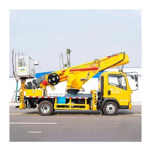 Надземная Рабочая платформа автокран 23 м Телескопический установленная тележкой воздушная Рабочая платформа - Product Image 5