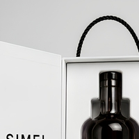 Boîte cadeau personnalisée pour bouteille de vin, boîte rigide magnétique pour whisky avec insert en mousse, poignée en corde, emballage de luxe pour spiritueux, vente en gros