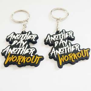 Kundenspezifischer Werbepreis OEM ODM Give-Away Mini Weicher PVC Personalisierter Schlüsselanhänger mit Logo - Product Image 2