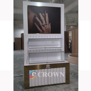 <strong>Conlin</strong> Big Porjewelry Market Stall Wooden Optical Stall Shop Design for Sale OEM - Product Image 3