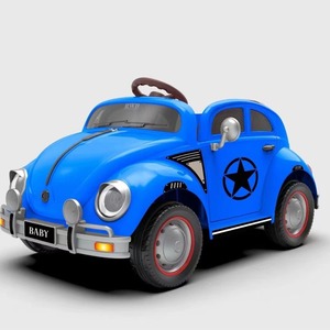 Voiture électrique tout-terrain rétro pour enfants à quatre roues, <span class=keywords><strong>prix</strong></span> usine, 2-7 ans, batterie 12V, moteur 380, plastique durable - Product Image 3