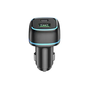 Best Phone Universal Car Adapter Usb + TYPE C Dual Port PD 20W Super Fast Charging Car Charger For Samsung S20 S21
