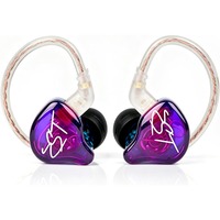 YINYOO KZ-ZST Écouteurs intra-auriculaires hybrides colorés à armature dynamique 1BA+1DD HiFi KZ