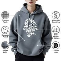 Hoodies unisexes personnalisables pour l'hiver, 500 à 600 g/m², impression puff de haute qualité, surdimensionnés, 100 % coton, meilleurs designs pour hommes, hoodies avec logo personnalisé