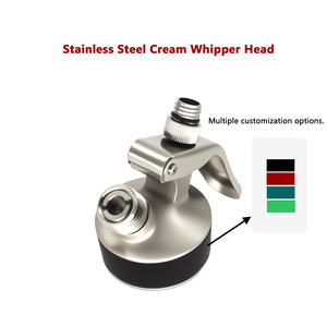 Distributeur de crème fouettée en acier inoxydable écologique avec buses en plastique - Product Image 3