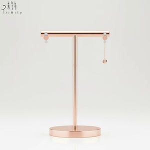 Boucles d'oreilles minimalistes asymétriques très vendues, bijoux en or massif 18 carats, diamants naturels véritables, fabrication artisanale, cadeau pour femme - Product Image 3